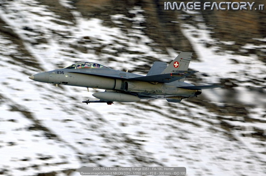 2005-10-12 Axalp Shooting Range 0351 - FA-18C Hornet